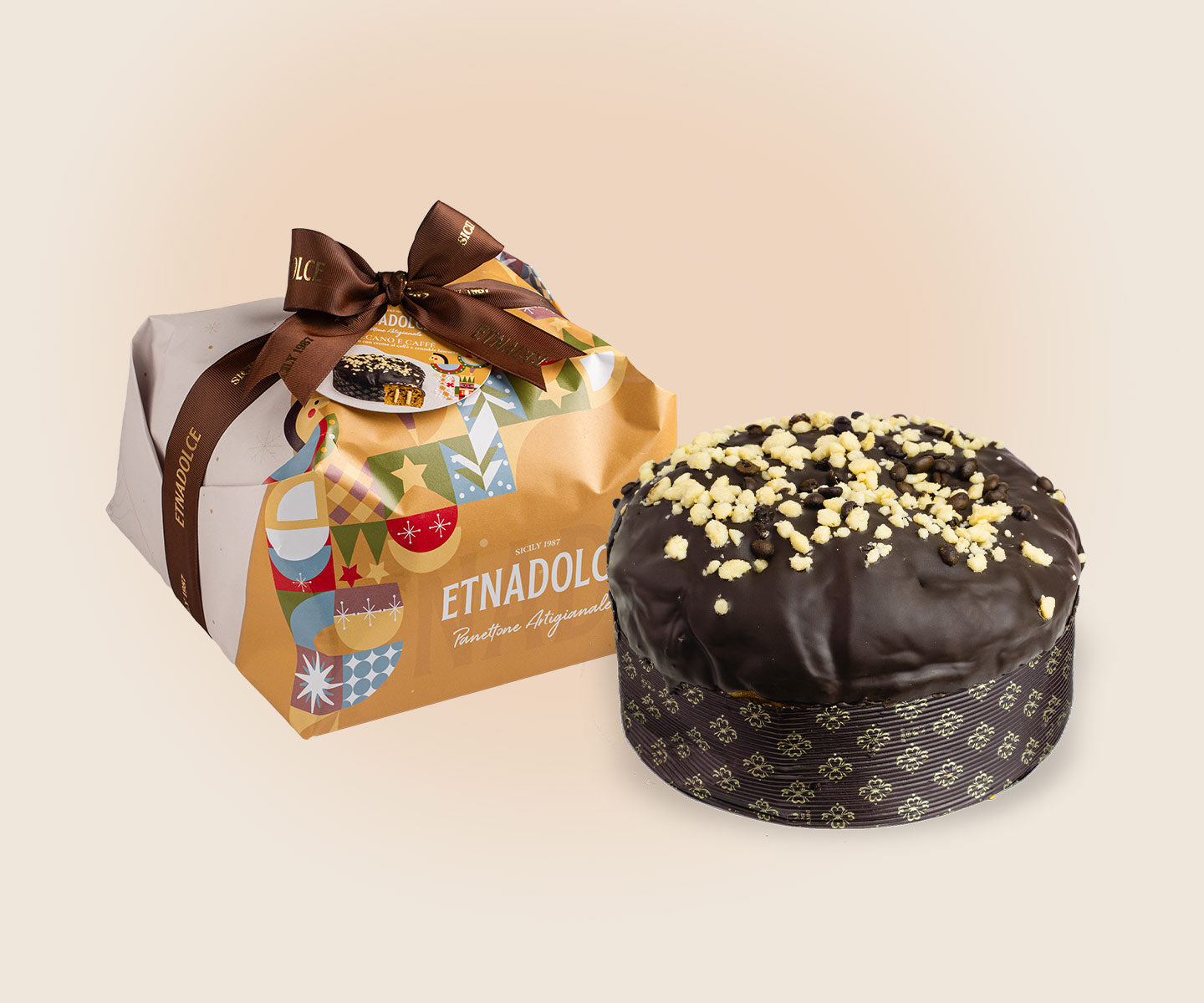 Panettone Vulcano e Caffè kg 1 – incarto a mano