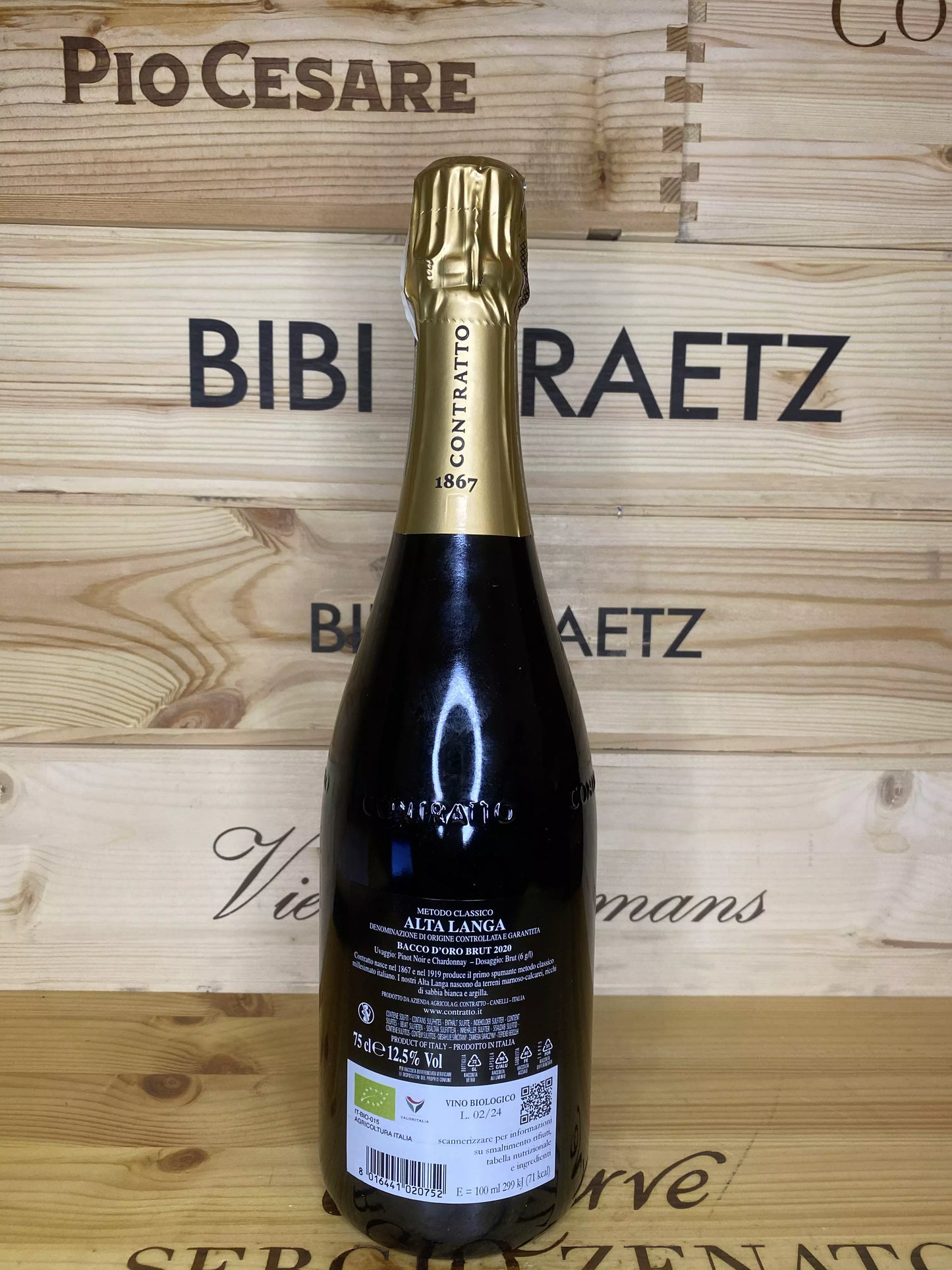 Bacco d’Oro – Contratto