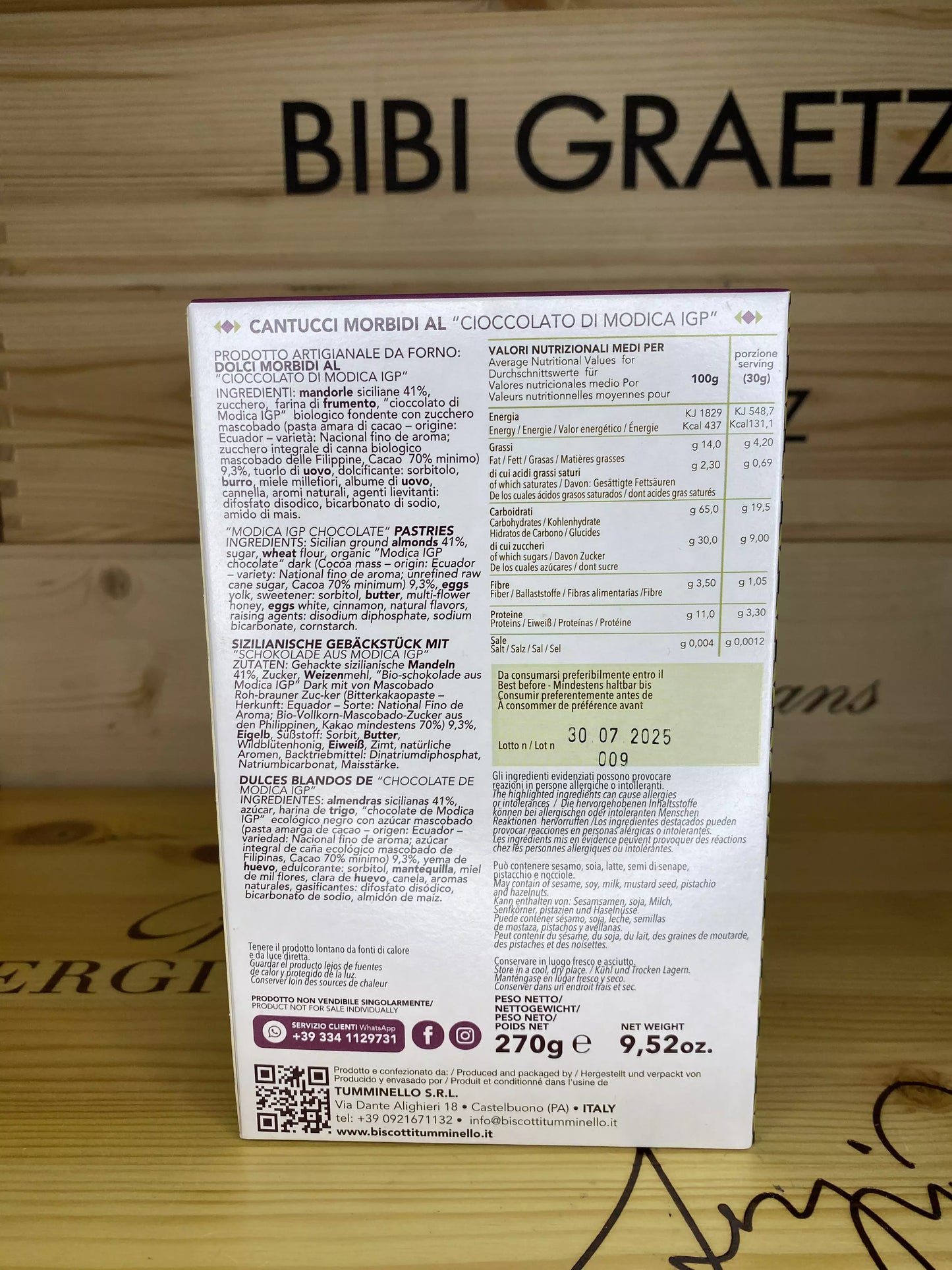 Cantucci di Modica – Cioccolato IGP by Biscotti Tumminello