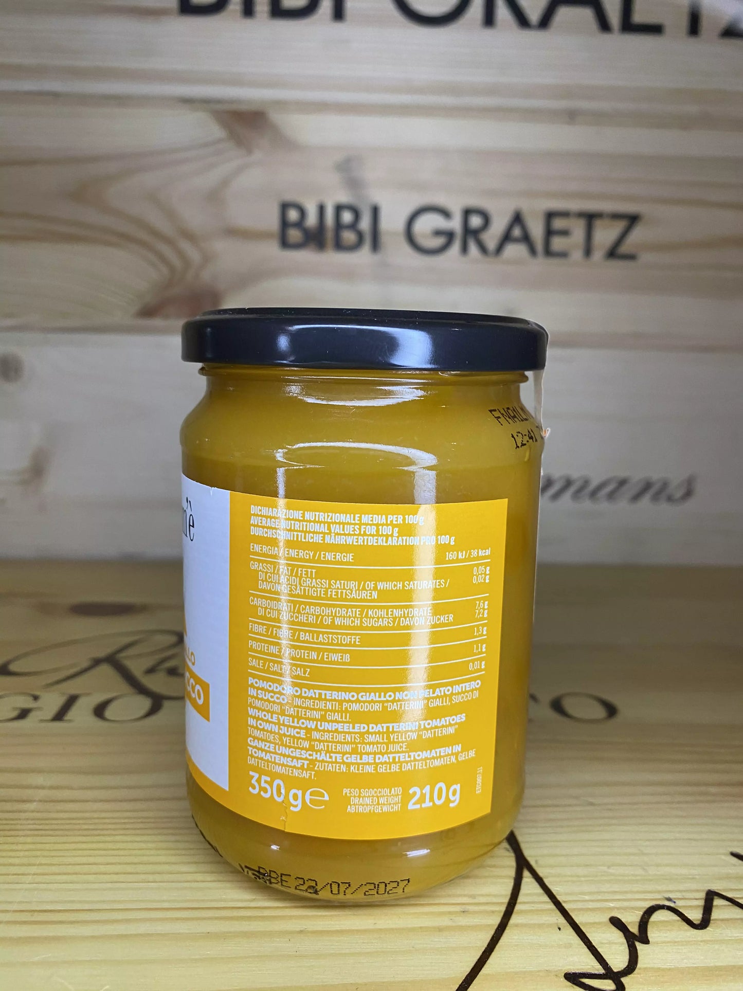 Così com’è – Datterino Giallo Intero in Succo