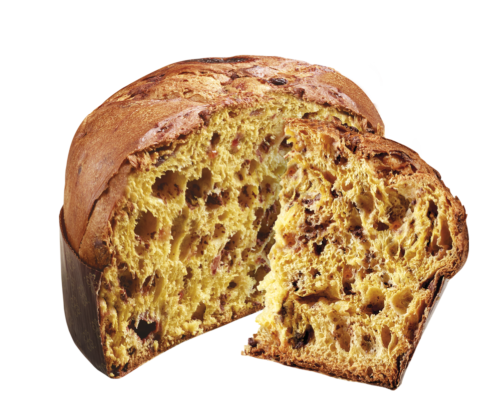 PANETTONE CON FRAGOLINE DI BOSCO E CIOCCOLATO AL LATTE 1kg