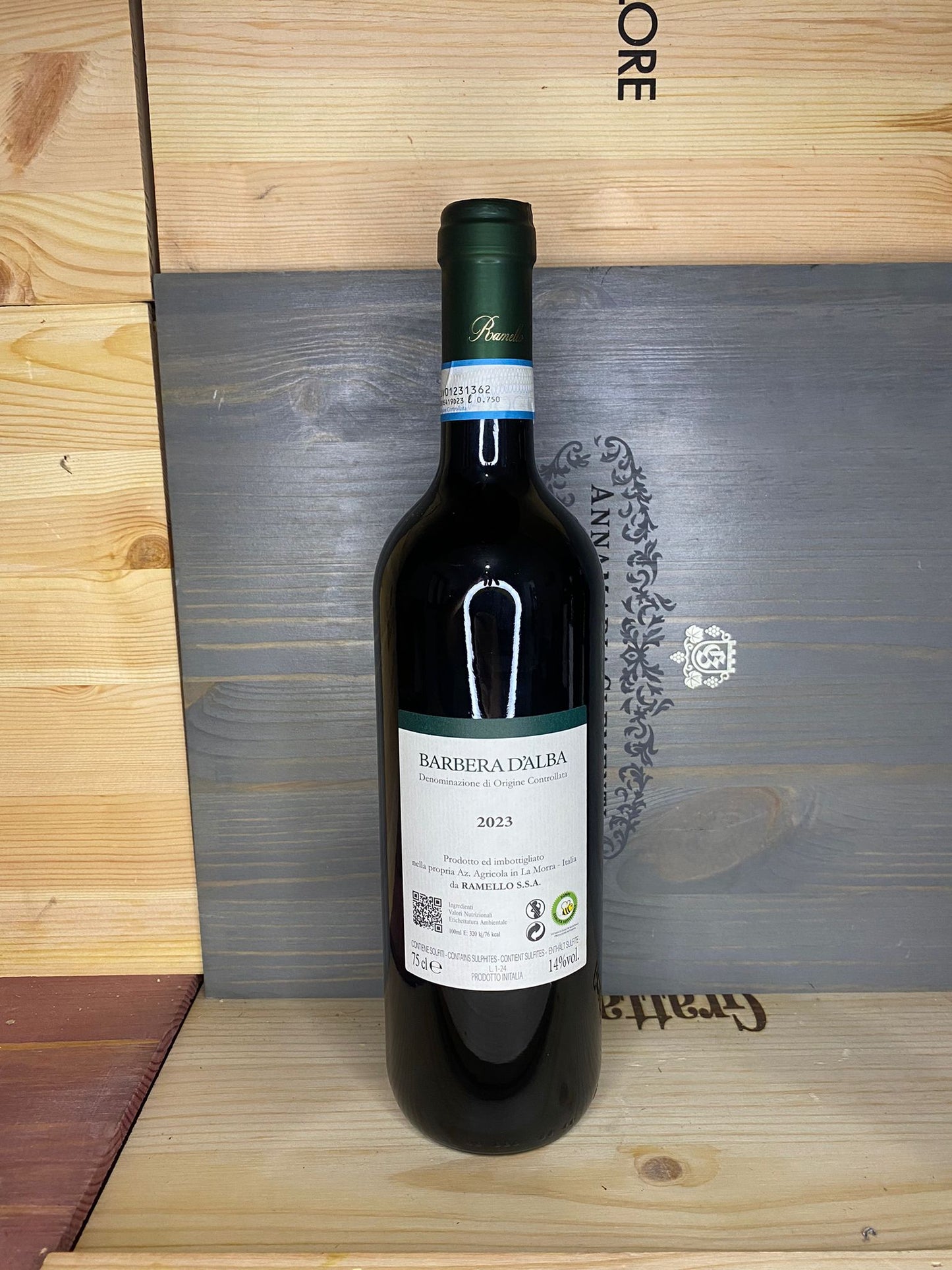 Barbera d'alba nonno Mentin di Gianni ramello