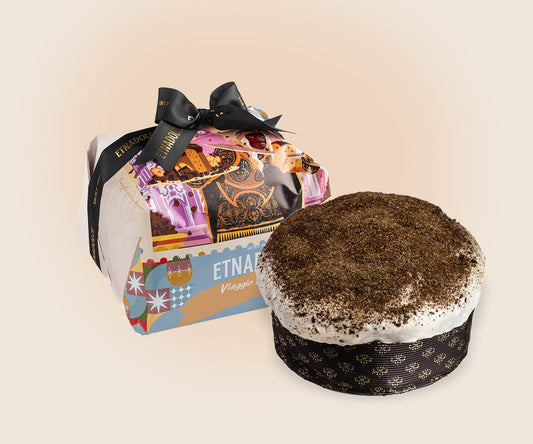 Panettone Vulcano Modicano al “Cioccolato di Modica I.G.P” da 1 Kg