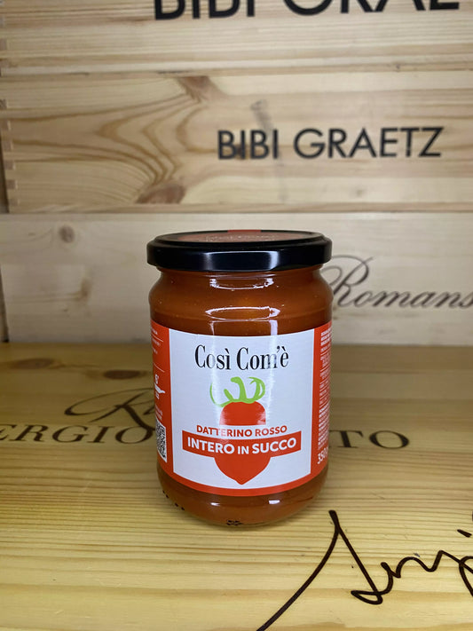 Così com’è – Datterino Rosso Intero in Succo