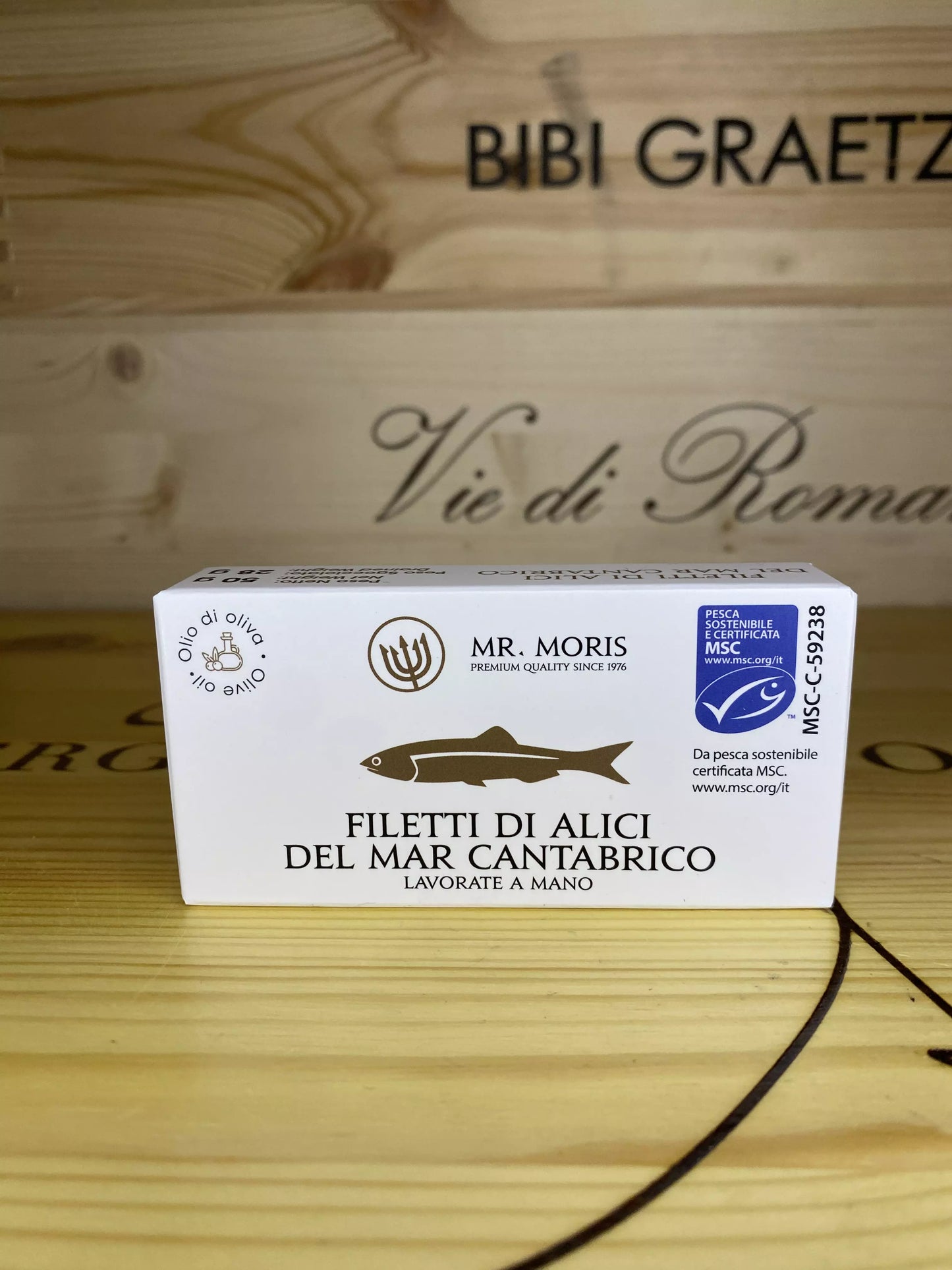 Mr. Moris – Filetti di Alici del Mar Cantabrico