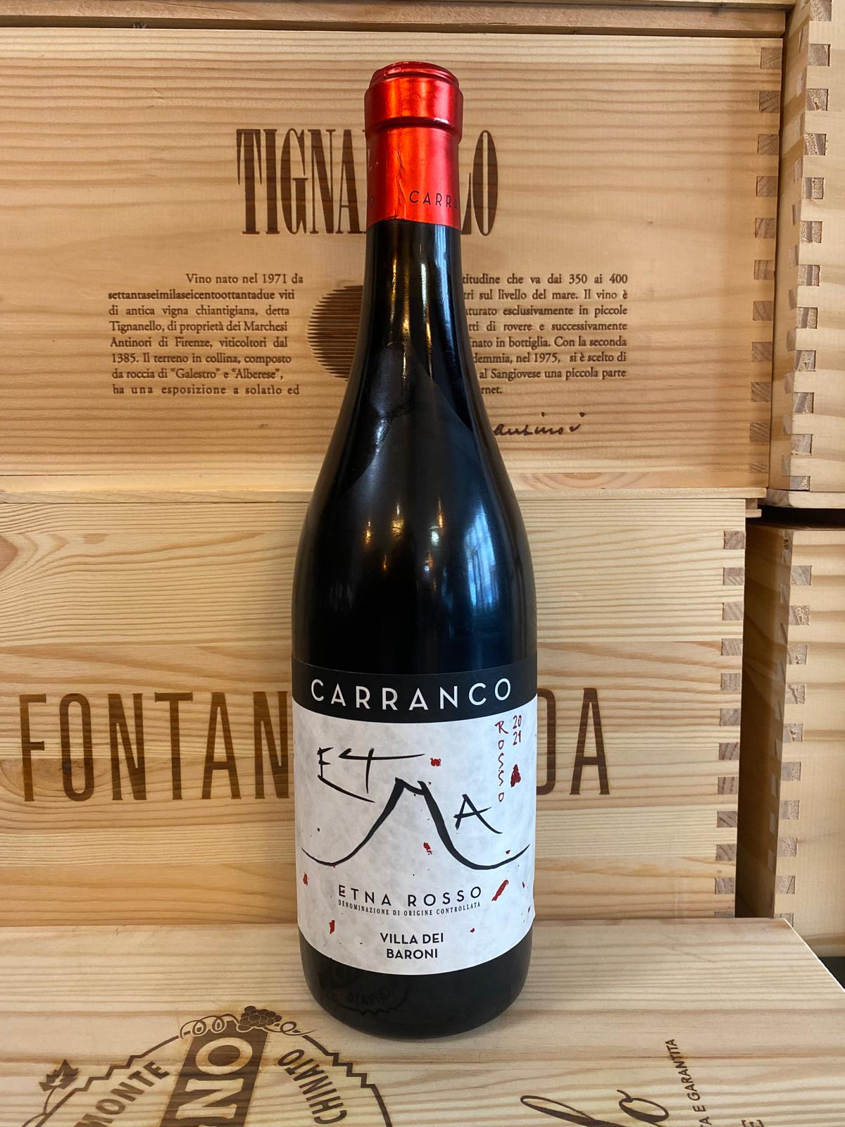 Etna rosso villa dei baroni
