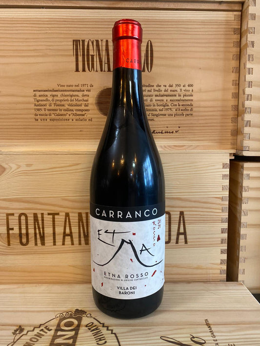 Etna rosso villa dei baroni