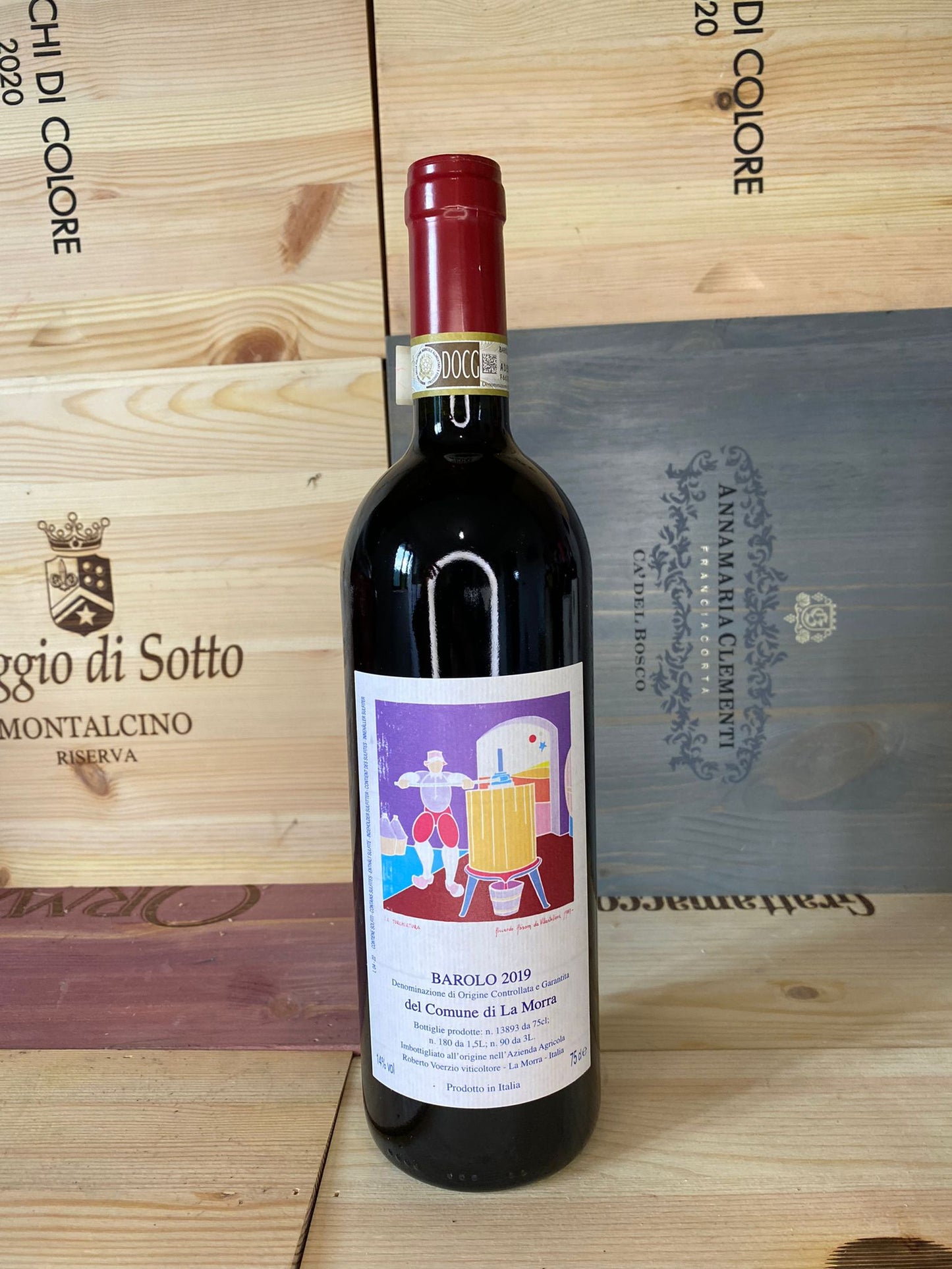 Barolo del comune della morra R.Voerzio