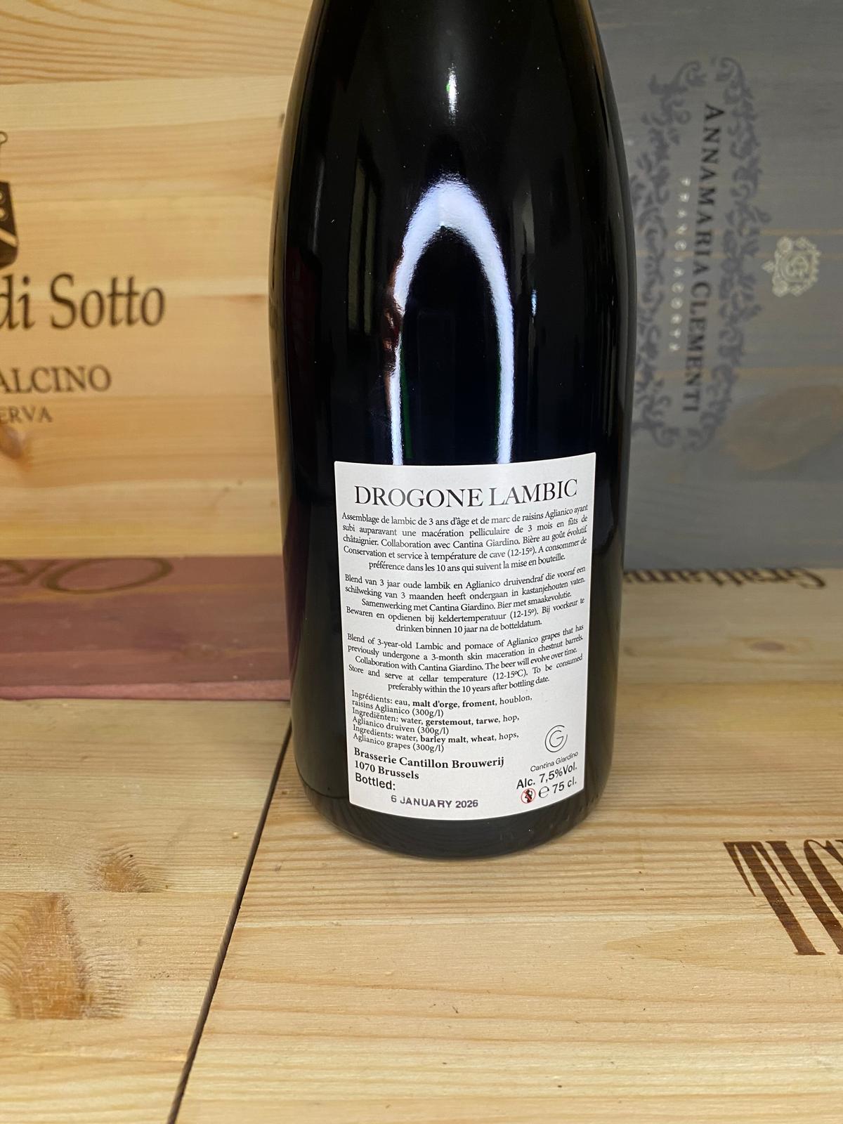Cantillon Drogone lambic